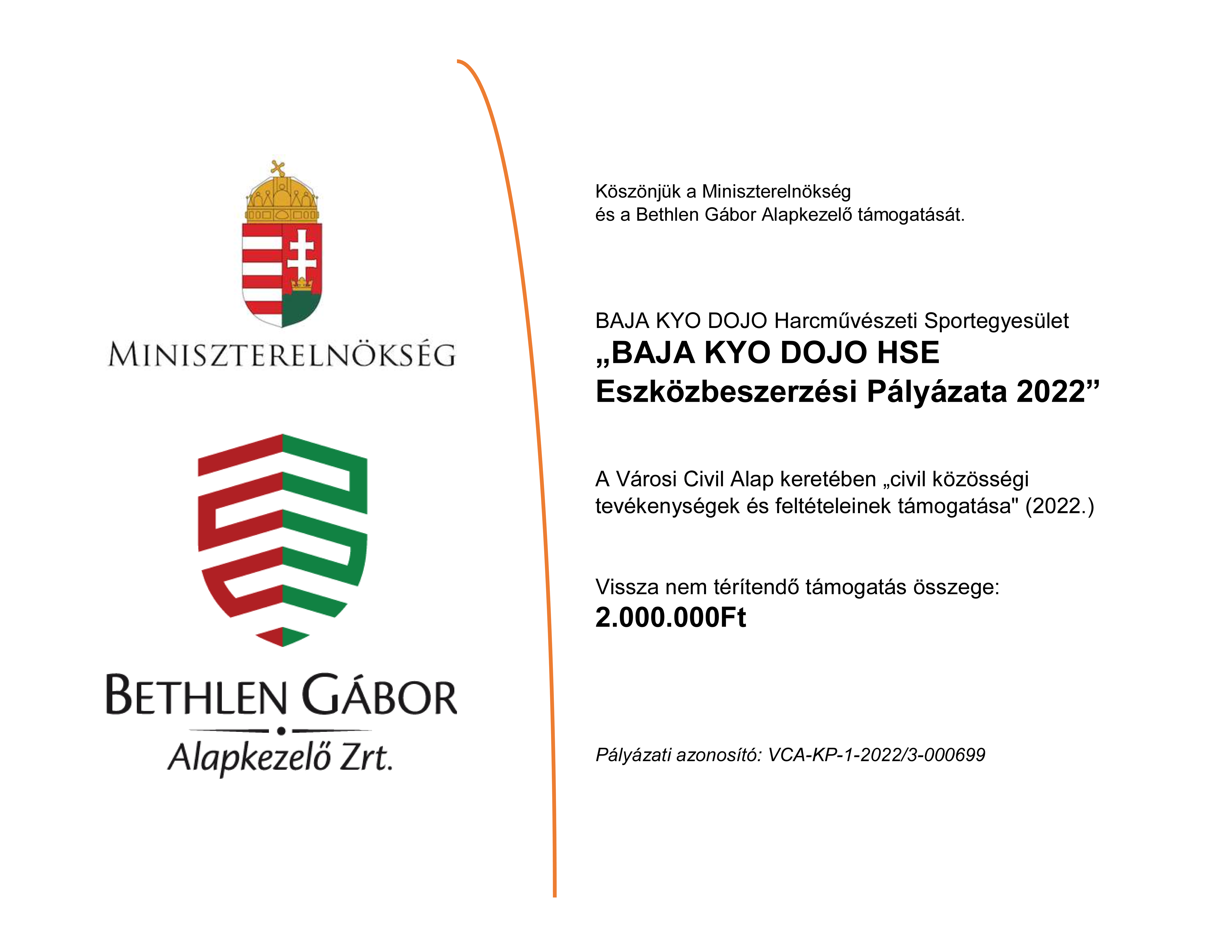 Köszönjük a Miniszterelnőkség és a Bethlen Gábor Alapkezelő támogatását!